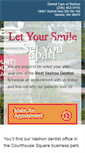 Mobile Screenshot of dentalcareofvashon.com